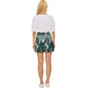 Forest Papercraft Trees Background Mini Front Wrap Skirt View4
