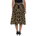 Hamsa-hand-drawn-symbol-with-flower-decorative-pattern Perfect Length Midi Skirt View2