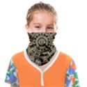 Hamsa-hand-drawn-symbol-with-flower-decorative-pattern Face Covering Bandana (Kids) View1
