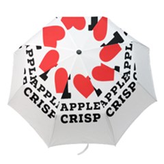 I Love Apple Crisp Folding Umbrellas by ilovewhateva