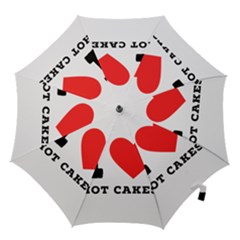 I Love Hot Cakes Hook Handle Umbrellas (small) by ilovewhateva