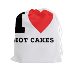 I Love Hot Cakes Drawstring Pouch (2xl) by ilovewhateva