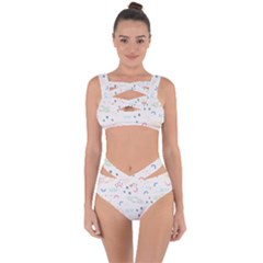 Spaceship Pattern Star Bandaged Up Bikini Set  by danenraven