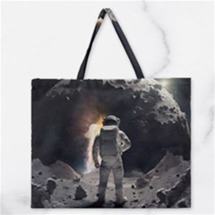 Astronaut Space Walk Zipper Large Tote Bag by danenraven