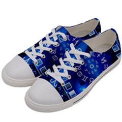 Astrology Horoscopes Constellation Men s Low Top Canvas Sneakers by danenraven