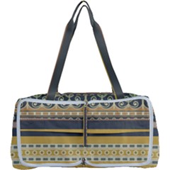Seamless-pattern-egyptian-ornament-with-lotus-flower Multi Function Bag by Salman4z