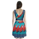 Rocket-with-science-related-icons-image Split Back Mini Dress  View2