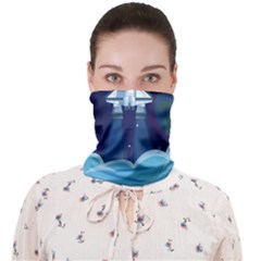 Spaceship-milkyway-galaxy Face Covering Bandana (adult) by Salman4z