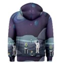 Alien-astronaut-scene Men s Zipper Hoodie View2