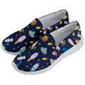 Big-set-cute-astronauts-space-planets-stars-aliens-rockets-ufo-constellations-satellite-moon-rover-v Women s Lightweight Slip Ons View2