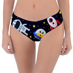Space-seamless-pattern   - Reversible Classic Bikini Bottoms by Salman4z