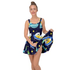 Space-seamless-pattern   - Inside Out Casual Dress by Salman4z