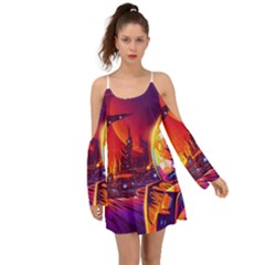 Far-future-human-colonization Boho Dress by Salman4z