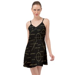 Abstract-math Pattern Summer Time Chiffon Dress by Salman4z