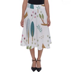 Pattern-sloth-woodland Perfect Length Midi Skirt by Salman4z