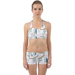 Pattern-sloth-woodland Back Web Gym Set by Salman4z