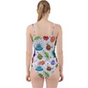 Dangerous-streptococcus-lactobacillus-staphylococcus-others-microbes-cartoon-style-vector-seamless Cut Out Top Tankini Set View2