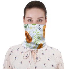 Seamless-tropical-pattern-with-papaya Face Covering Bandana (adult) by Salman4z