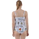 Abstract-fashion-background-suitable-fabric-printing Twist Front Tankini Set View2