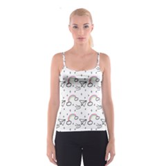 Cute-art-print-pattern Spaghetti Strap Top by Salman4z