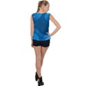 Abstract-classic-blue-background Bubble Hem Chiffon Tank Top View2