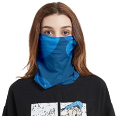 Abstract-classic-blue-background Face Covering Bandana (two Sides) by Salman4z
