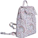 Seamless-pattern-with-cute-rabbit-character Buckle Everyday Backpack View2