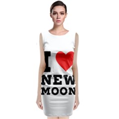 I Love New Moon Sleeveless Velvet Midi Dress by ilovewhateva