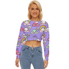 Cloud-seamless-pattern -- Lightweight Long Sleeve Sweatshirt by Salman4z