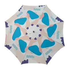 Hand-drawn-abstract-organic-shapes-background Golf Umbrellas by Salman4z