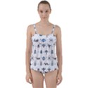 Insects-icons-square-seamless-pattern Twist Front Tankini Set View1