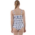 Insects-icons-square-seamless-pattern Twist Front Tankini Set View2