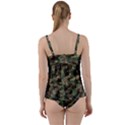 Abstract-vector-military-camouflage-background Twist Front Tankini Set View2