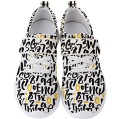 Letters-pattern Men s Velcro Strap Shoes by Salman4z