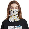 Flat Geometric Shapes Background Face Covering Bandana (Two Sides) View1