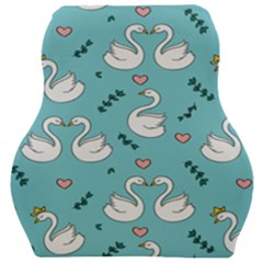 Elegant Swan Pattern Design Car Seat Velour Cushion  by pakminggu