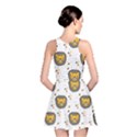 Lion Heads Pattern Design Doodle Reversible Skater Dress View2
