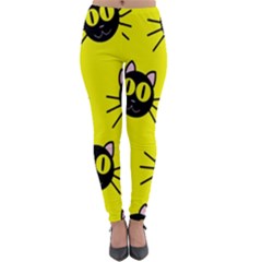 Cats Heads Pattern Design Lightweight Velour Leggings by pakminggu