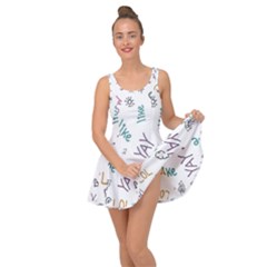Doodle Pattern Inside Out Casual Dress by pakminggu