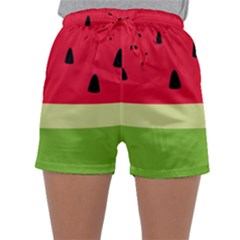 Watermelon Fruit Food Healthy Vitamins Nutrition Sleepwear Shorts by pakminggu