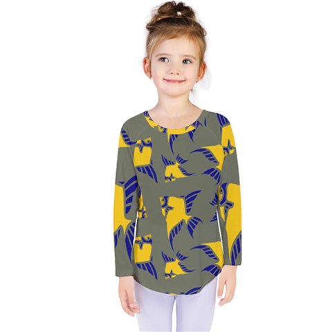 Background Pattern Texture Design Wallpaper Kids  Long Sleeve Tee by pakminggu