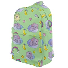 Elephant Sleeping Elephants Background Classic Backpack by pakminggu