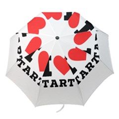 I Love Tart Folding Umbrellas by ilovewhateva