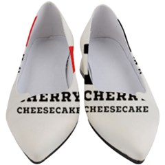 I Love Cherry Cheesecake Women s Block Heels  by ilovewhateva