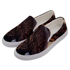 Eagle Art Eagle Watercolor Painting Bird Animal Men s Canvas Slip Ons by pakminggu