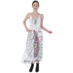 Neurodivergent Creative Smart Brain Tie Back Maxi Dress by pakminggu