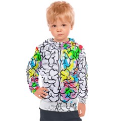 Brain Left Logic Language Science Kids  Hooded Pullover by pakminggu
