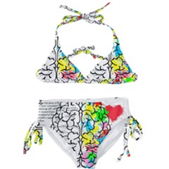 Brain Left Logic Language Science Kids  Classic Bikini Set by pakminggu