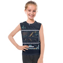 Remote Work Work From Home Online Work Kids  Mesh Tank Top by pakminggu
