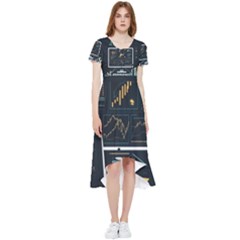 Remote Work Work From Home Online Work High Low Boho Dress by pakminggu